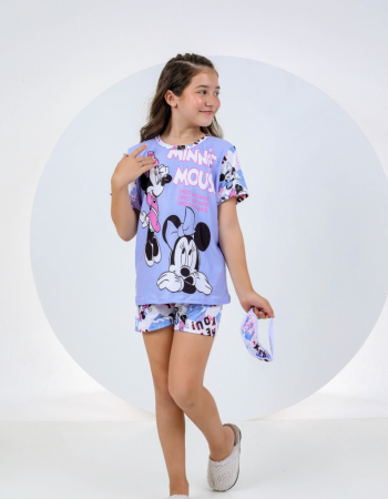 imagem PIJAMA INFANTIL MENINA MANGA SUED 000704 DONNOUTS