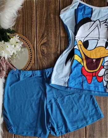 imagem PIJAMA ALÇA SHORT LISO 1093 PATO DONALD