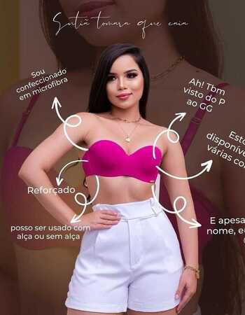 imagem SUTIÃ TOMARA QUE CAIA REFORÇADO PINK