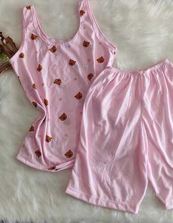 imagem PIJAMA BERMUDA 026 ROSE DE URSO