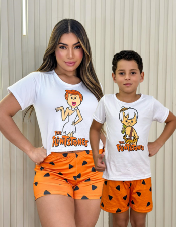 imagem MAE E FILHO FLINTSTONES MF