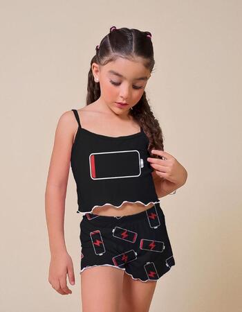 imagem PIJAMA BLOGUERINHA SLIM KI70 ESGOTADA