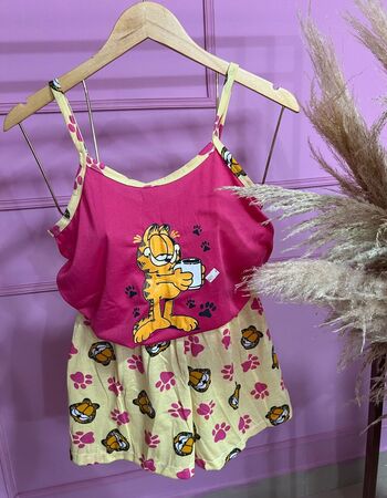 imagem PIJAMA  ALÇA 205 PINK LARANJA