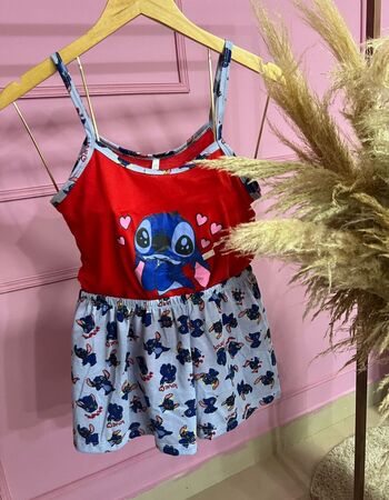 imagem PIJAMA  ALÇA 205 VERMELHO CORACAO