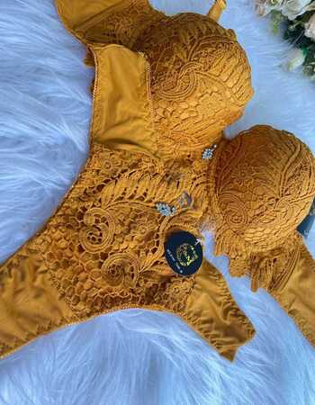 imagem CONJUNTO GLAMOUR REF 814 MOSTARDA