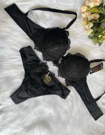 imagem CONJUNTO GLAMOUR REF 304 PRETO 
