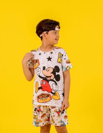 imagem PIJAMA INFANTIL MASCULINO SUED 772 ESTRELA