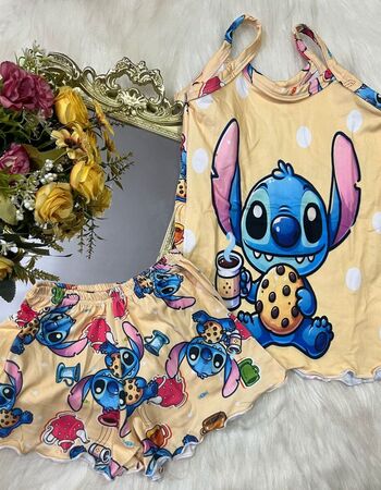 imagem PIJAMA INFANTIL FEMININO SUED 704 CAFE