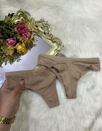 imagem CALCINHA FIO DUPLO BIQUÍNI ALGODÃO 0032 NUDE