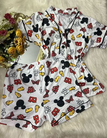 imagem PIJAMA AMERICANO SUED COM MANGA 641 SAPATOS