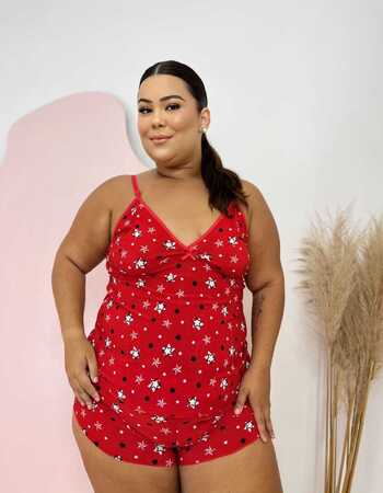 imagem SHORTDOLL LIGANET PLUS 2021 VERMELHO ESTRELA