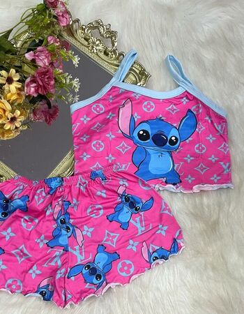 imagem PIJAMA INFANTIL FEMININO SUED 703 PINK 