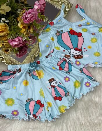 imagem PIJAMA INFANTIL FEMININO SUED 703 BALAO
