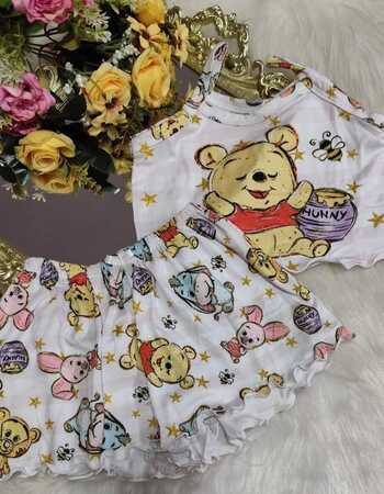 imagem PIJAMA INFANTIL FEMININO SUED 703 MEL