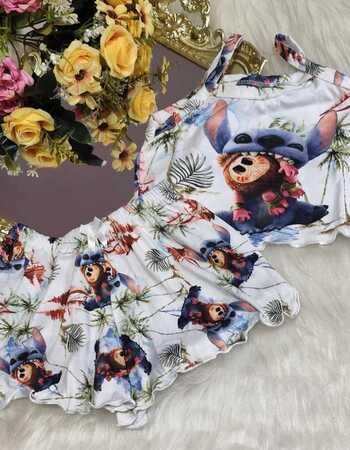 imagem PIJAMA INFANTIL FEMININO SUED 703 NEVE