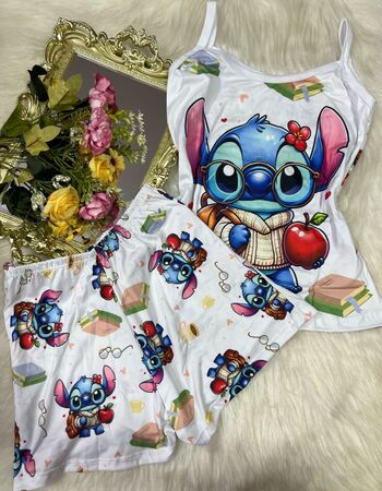imagem PIJAMA DE SUED ESTAMPADO 631 MACA