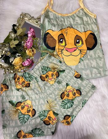 imagem PIJAMA DE SUED ESTAMPADO 631 LEAO