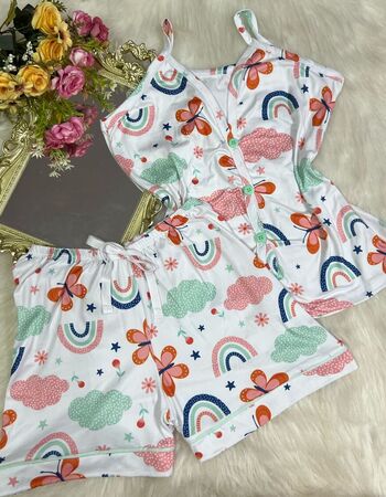 imagem PIJAMA AMERICANO SUED COM ALÇA 626 OCULOS