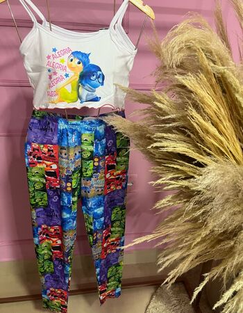 imagem PIJAMA BLOGUERINHA ADULTO CALÇA 3006 ALEGRIA