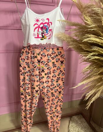 imagem PIJAMA BLOGUERINHA ADULTO CALÇA 3006 PRAIA ALEGRIA