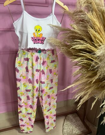 imagem PIJAMA BLOGUERINHA ADULTO CALÇA 3006 CORES