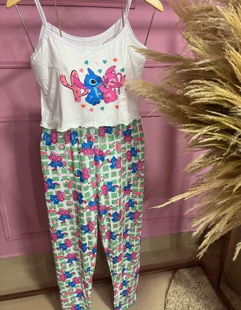 imagem PIJAMA BLOGUERINHA ADULTO CALÇA 3006 CACTO
