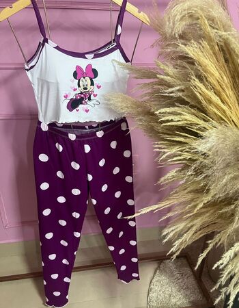 imagem PIJAMA BLOGUERINHA ADULTO CALÇA 3006 ROXO