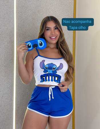 imagem PIJAMA RETO VIES 1090  AZUL OLHO  NAO ACOMPANHA TAPA OLHO