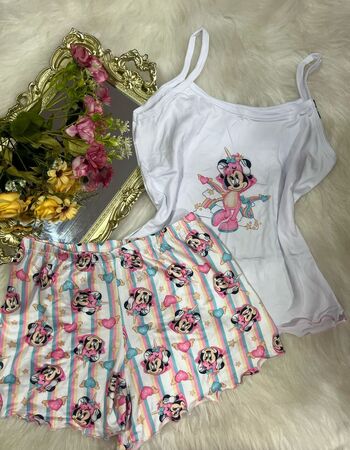 imagem PIJAMA DE SUED ESTAMPADO 3005 LISTRAS CORES 