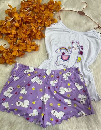 imagem PIJAMA DE SUED ESTAMPADO 3005 ILHAMA 