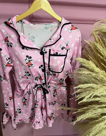 imagem PIJAMA  ADULTO AMERICANO  INVERNO 692 ROA COM BRANCO