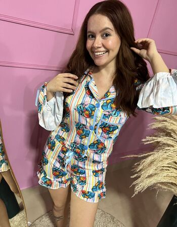 imagem PIJAMA  ADULTO AMERICANO  INVERNO 692 LISTRAS AZUL