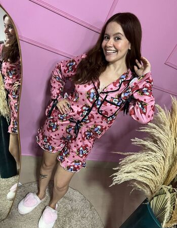 imagem PIJAMA  ADULTO AMERICANO  INVERNO 692 ROSE COM MARSALA