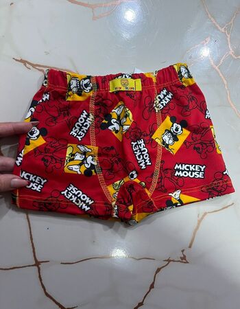 imagem CUECA POLIESTER PMG 1146 VERMELHO MARELO QUADRADO