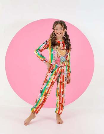 imagem PIJAMA INFANTIL FEMININO SUED 715 VIADO