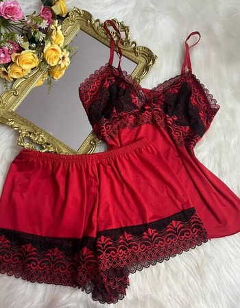 imagem SHORTDOLL MICROFIBRA 742 VERMELHO