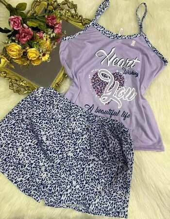 imagem PIJAMA  ALÇA 205 LILAS