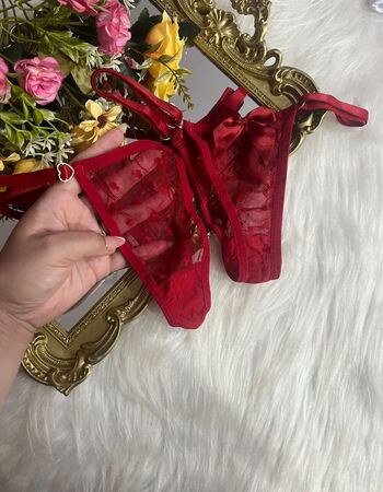 imagem CALCINHA DE TULE COM LAÇO 548 VERMELHO 