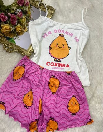 imagem PIJAMA SUED PLUS PF70 COXINHA