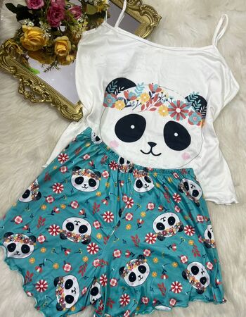 imagem PIJAMA SUED PLUS PF70 PANDA