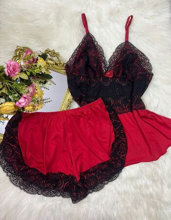 imagem SHORTDOLL REF 513 BICOLOR VERMELHO3