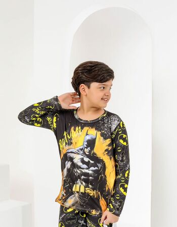 imagem PIJAMA INFANTIL MASCULINO SUED 785 PRETO