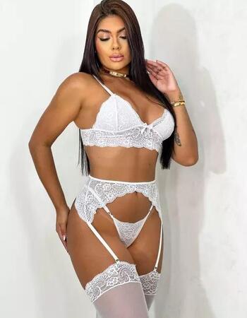 imagem CONJUNTO SEXY SEM BOJO MEIA 4520 BRANCO