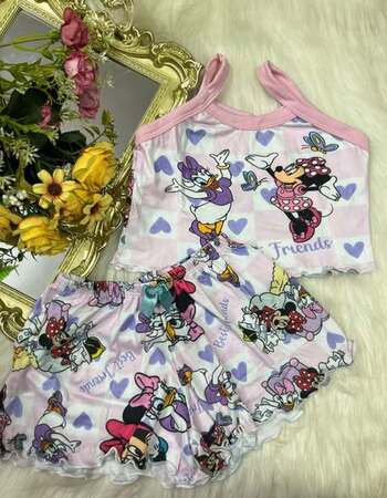 imagem PIJAMA INFANTIL FEMININO SUED 703 MARGARIDA