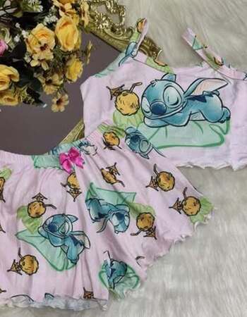 imagem PIJAMA INFANTIL FEMININO SUED 703 COCO