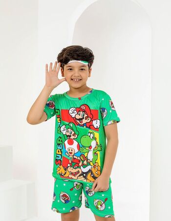 imagem PIJAMA INFANTIL MASCULINO SUED 772 HA VERMELHO