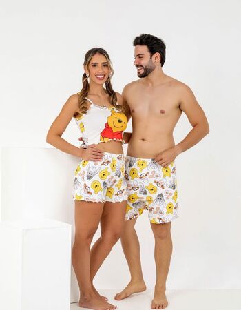 imagem KIT CASAL SUED BLOGUERINHA URSO BRANCO