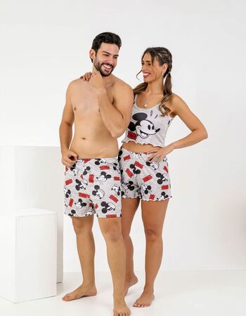 imagem KIT CASAL SUED BLOGUERINHA CINZA COM VERMELHO