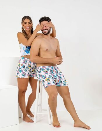 imagem KIT CASAL SUED BLOGUERINHA BRANCO VERDE