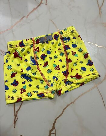 imagem CUECA POLIESTER 1146 AMARELO CARRO